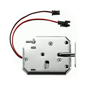 Cerradura Eléctrica de Control, Cerradura Electromagnética de 12 V CC y 2 A <span class=keywords><strong>para</strong></span> Puerta, Armario, Cajón, Casilleros, Pestillo de Acero al Carbono, Candado Negro - Product Image 1