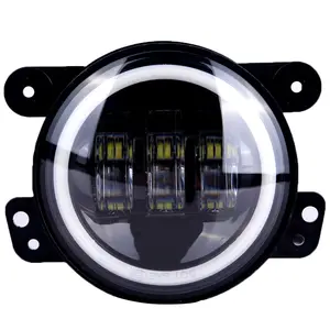 4 ''Led Phares Antibrouillard avec <span class=keywords><strong>Halo</strong></span> pour jeep wrangler Jk/JKU/Sahara 4 Pouces 30W Led Accessoires Phares Antibrouillard pour jeep Auto Lighting System - Product Image 1