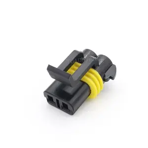 Fast Shipping 15300027 2 Way Delphi Pa66 Female Connector Auto Parts Car Wire Plug