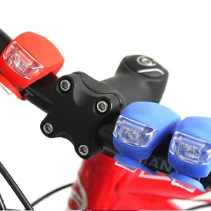 Rockbros luz de led para roda de bicicleta, luzes de silicone para mountain bike em 6 cores