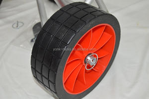 10 بوصة الصلبة بو عجلات الشاطئ الإطارات لعربة الكاياك عربة - Product Image 5