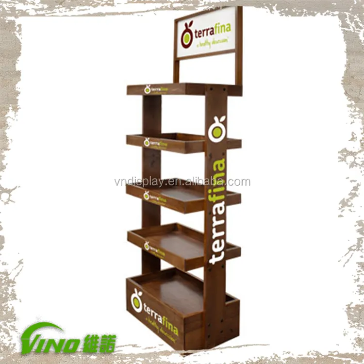 Multi-fuctional floor stand display , customize wooden shelf stand ,retail floor display stand for beauty product