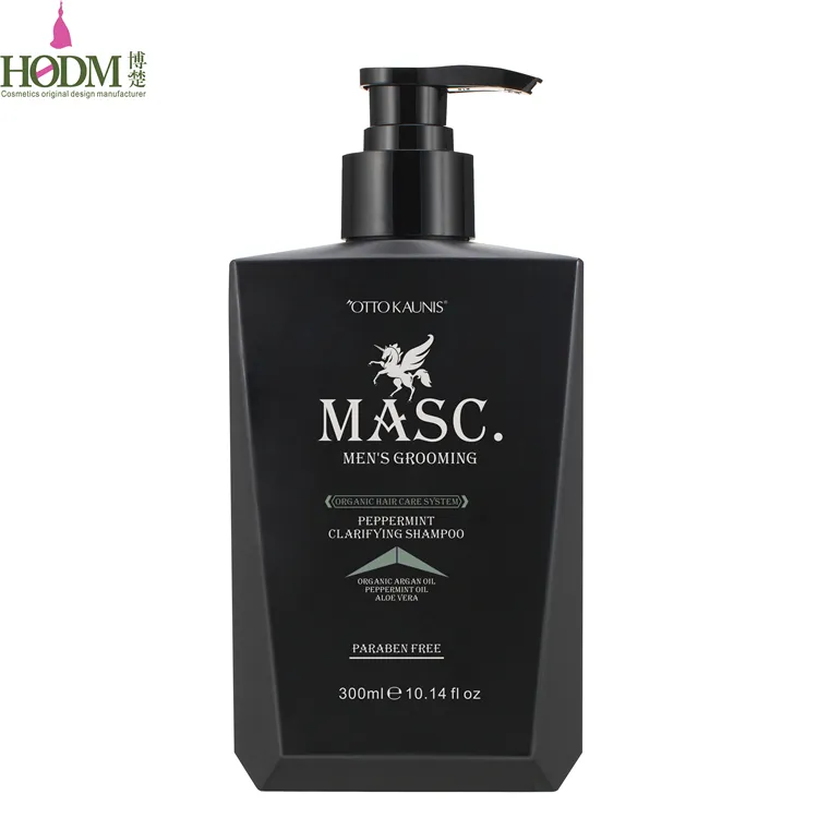 MASC. mens grooming natural peppermint clarifying shampoo argan oil shampoo
