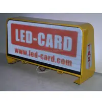 Açık çift yan taksi çatı video led'li ekran/tam renkli araba üst işareti/3G WIFI taksi reklam ışık kutusu