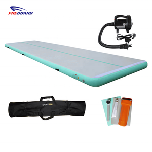 Nhà Fitness10 Inch Phòng Tập Thể Dục <span class=keywords><strong>Mat</strong></span> Nhỏ Theo Dõi Không Khí cho Thể Dục bạc hà màu xanh lá cây sụt giảm theo dõi không khí bơm hơi thể dục dụng cụ <span class=keywords><strong>mat</strong></span> - Product Image 2