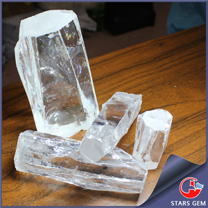Starsgem — zircon cubique cz brut, couleur blanche, pierres précieuses rugueuses et non découpées