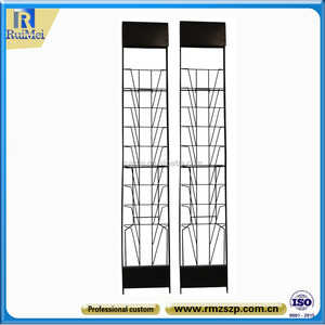 Cina lantai berdiri multi-tier majalah perpustakaan rak display buku - Product Image 6