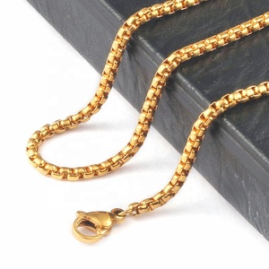 Catena MECYLIFE in acciaio inox per ciondolo scatola da uomo catena <span class=keywords><strong>Rolo</strong></span> catena Hiphop collana - Product Image 2