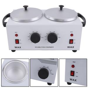 Doble olla calentador de cera de pelo eléctrica herramienta de máquina de cera <span class=keywords><strong>manos</strong></span> <span class=keywords><strong>pies</strong></span> de cera de parafina de la terapia depilación belleza herramienta - Product Image 3