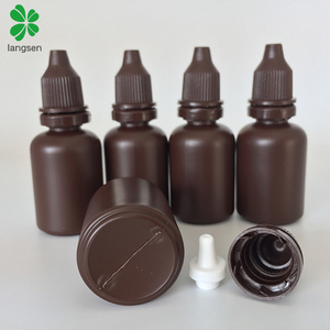 Tái Chế Nhựa PE Vật Liệu 30Ml/1 Oz Nhựa Đục Brown Dropper Chai Mực Drop Chai Lọ - Product Image 6