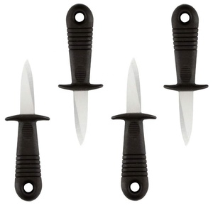 プラスチックハンドル付きステンレス鋼シーフードオイスターナイフ - Product Image 2