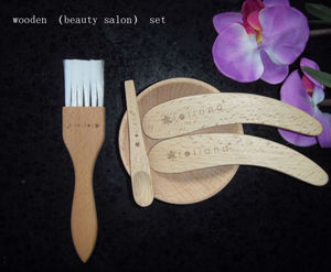 Brosses en bois de bambou pour coiffure écologique, 12 pièces, bol, spatule combinée pour Salon, ensemble d'outils pour teinture de couleur pour cheveux - Product Image 6