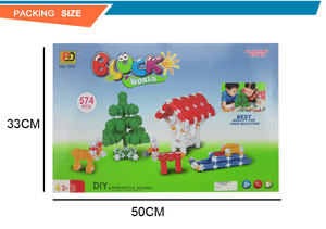 Plástico educativo juguetes de construcción bloques fof niños 2018 - Product Image 3
