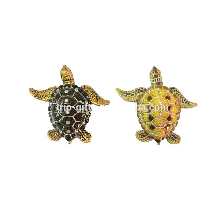 wholesale new product Stick crystal souvenir turtle shape fridge magnets