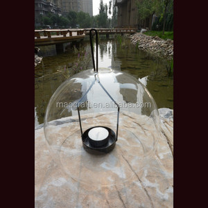 round ball <strong>tealight</strong> <strong>lantern</strong> with iron stand - Product Image 6