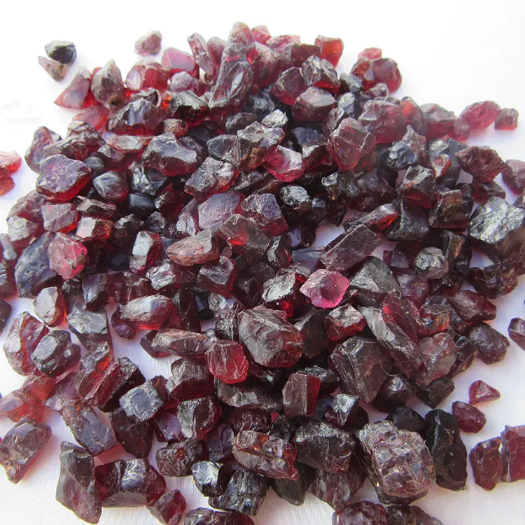Natural Garnet Stone Rare Red Clear Rough Uncut Garnet Gemstone For Jewelry Making