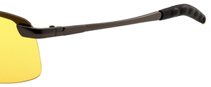 STOCK Lunettes <span class=keywords><strong>de</strong></span> soleil <span class=keywords><strong>de</strong></span> haute qualité en alliage pour hommes Uv400 Vision nocturne polarisée à verres jaunes Lunettes <span class=keywords><strong>de</strong></span> <span class=keywords><strong>conduite</strong></span> <span class=keywords><strong>de</strong></span> <span class=keywords><strong>nuit</strong></span> - Product Image 4