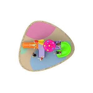 Mẫu Giáo Nấm Trẻ Em Chủ Đề Trượt Nhựa Ngoài Trời Thiết Bị Sân Chơi Trẻ Em Vui Chơi Giải Trí Công Viên Bộ Với Swing Cho Bán - Product Image 4