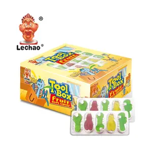 Caja de Herramientas juguetes de los niños dulce de caramelo gomoso Fruiy con sabor a caramelo Juguetes