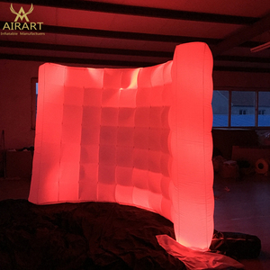 Bán Hot <span class=keywords><strong>Inflatable</strong></span> LED Photo Booth Tường Đối Với Sự Kiện Backdrop Trang Trí - Product Image 3