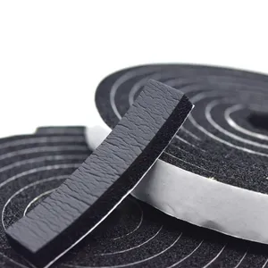 black color 3MM thick NBRPVC foam tape acrylic adhesive