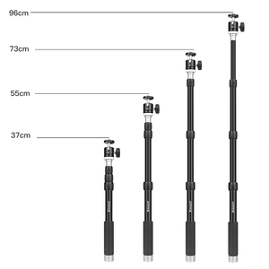 Monópode de cámara <span class=keywords><strong>DSLR</strong></span> con varillas telescópicas de aluminio para fotografiar, para Canon y Nikon con diseño de trípode - Product Image 4