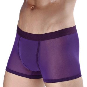 Calzoncillos Boxer Lisos al por Mayor, Ropa Interior Sexy Transparente - Product Image 6