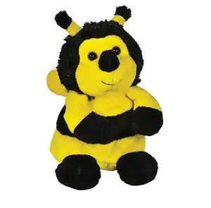 Bebé juguetes de peluche amarillo abeja suave del bebé de peluche bumble bee juguete