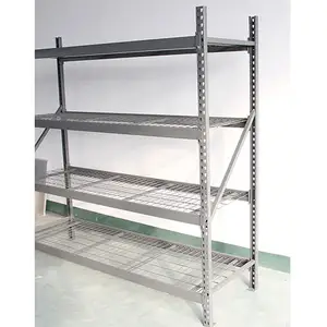 Shelving And Storage Longspan Rivet Shelving And Storage Racking For Warehouse With Teardrop Hole And Boltless Racking Shelf