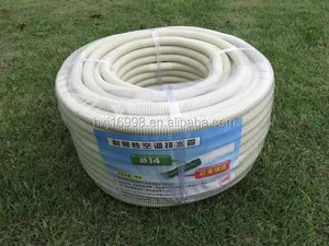 Manguera de plástico para tubo de drenaje de agua para aire acondicionado, 50cm de largo, color gris