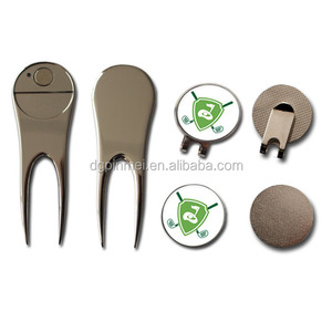 Bianco golf ball marker golf divot ha preso per sublimazione - Product Image 4
