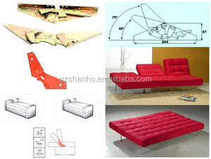 Sắt đồ nội thất phần cứng Phụ kiện bản lề gấp Sofa giường tựa lưng Phụ kiện cho phòng khách phòng ngủ hoặc bệnh viện sử dụng - Product Image 4