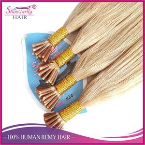 Lujo de Calidad Superior!!! directo de Fábrica Al Por Mayor <span class=keywords><strong>Cabello</strong></span> Virgen Ruso Dibujado Doble Extensión Palillo Del Pelo Punta - Product Image 4
