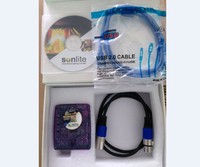 Contrôleur usb sunlite dmx 1024ch sunlite avec logiciel