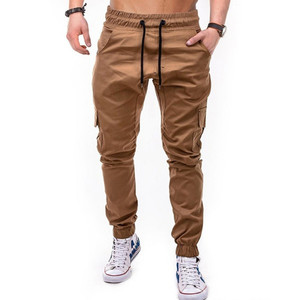 <strong>Black</strong> Blank Plain <strong>Work</strong> Wear Custom Mens Mid Waist Lightweight Straight Canvas Workout <strong>Pants</strong> with Pockets - Product Image 3