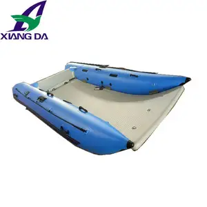 Lightweight And Portable PVC Catamaran Boat For Leisure 