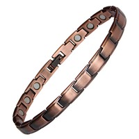 Bracelet en cuivre pur 99.9%, pour thérapie magnétique, titane, amélioration du sommeil, santé, vente en gros, livraison gratuite