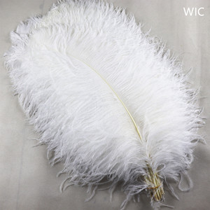 Pluma de avestruz de 55-60cm, Plume blanco de importación para boda, Carnaval, decoración, calidad prémium, venta al por mayor - Product Image 3