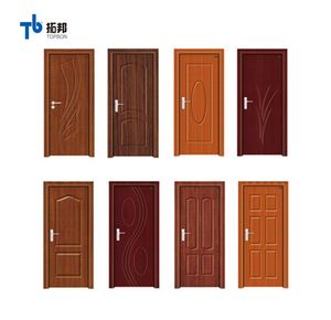 Ensemble complet <span class=keywords><strong>porte</strong></span> en bois <span class=keywords><strong>pvc</strong></span> avec cadre en chine de haute qualité - Product Image 2