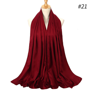 حجاب دبي الإسلامي الرفيع للسيدات ساتان حريري صلب عرقي للنساء - Product Image 5