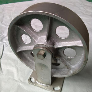 Jiaxing ढलाईकार भारी कठोर कच्चा लोहा ढलाईकार पहियों <span class=keywords><strong>8</strong></span> इंच - Product Image 1