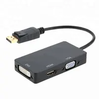 Displayport-Anzeige anschluss DP zu HDMI VGA DVI-Kabel adapter 1080P 3-in-1