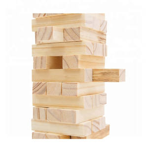 Jouet de construction en <span class=keywords><strong>bois</strong></span> <span class=keywords><strong>Tour</strong></span> <span class=keywords><strong>à</strong></span> empiler - 50 pièces Blocs d'empilage numérotés Ensemble éducatif sur le thème des bâtiments modernes - Product Image 2