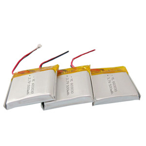 Pequeña batería Lipo <span class=keywords><strong>3</strong></span>.7 v 500 mAh batería de polímero de litio 603030 for Smart devices, altavoz del bluetooth - Product Image 5
