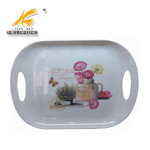 Plateaux de service en mélamine fabriqués en Chine, <span class=keywords><strong>plateau</strong></span> avec poignée en plastique - Product Image 2