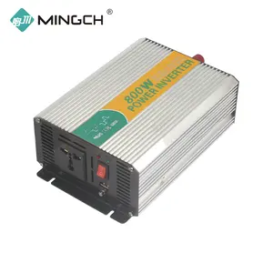 Munch Inverter 500W Gelombang Sinus Modifikasi Kualitas Tinggi Dc 12V 24V Ke Ac 220V 230V Inverter Daya Listrik Ukuran Kecil