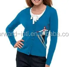 fashion and high quality cheap fashion knitted lady cashmere cardigan