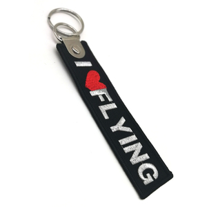 <span class=keywords><strong>Portachiavi</strong></span> in Tessuto Personalizzato AI-MICH di Alta Qualità <span class=keywords><strong>con</strong></span> Ricamo di Testo, Gadget Promozionale Novità - Product Image 3