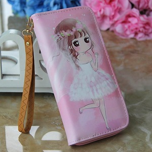 Cartera de Teléfono con Diseño de Chicas de Dibujos Animados, Regalo Ideal para Damas, Cartera de Mujer para Uso Diario - Product Image 3