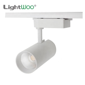 Chất lượng cao thương mại <span class=keywords><strong>LED</strong></span> theo dõi ánh sáng trắng đen nhôm 10W 20W 30W trần chiếu sáng - Product Image 3